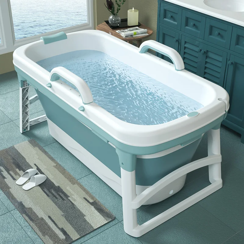 Extra Large Portable Foldable Bathtub for Sauna & Relaxation - Inflatable Baignoire image 3