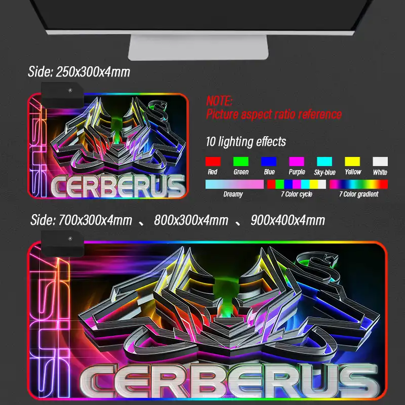 Republic Of Gamers Rgb Asus Gaming Large Mouse Pad Rog Led Computer Mousepad With Backlight Carpet For Pc Desk Mat Support Diy Mouse Pads Aliexpress