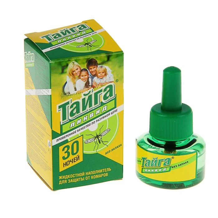 Additional bottle liquid against mosquitoes Taiga Liquid. odorless. 30