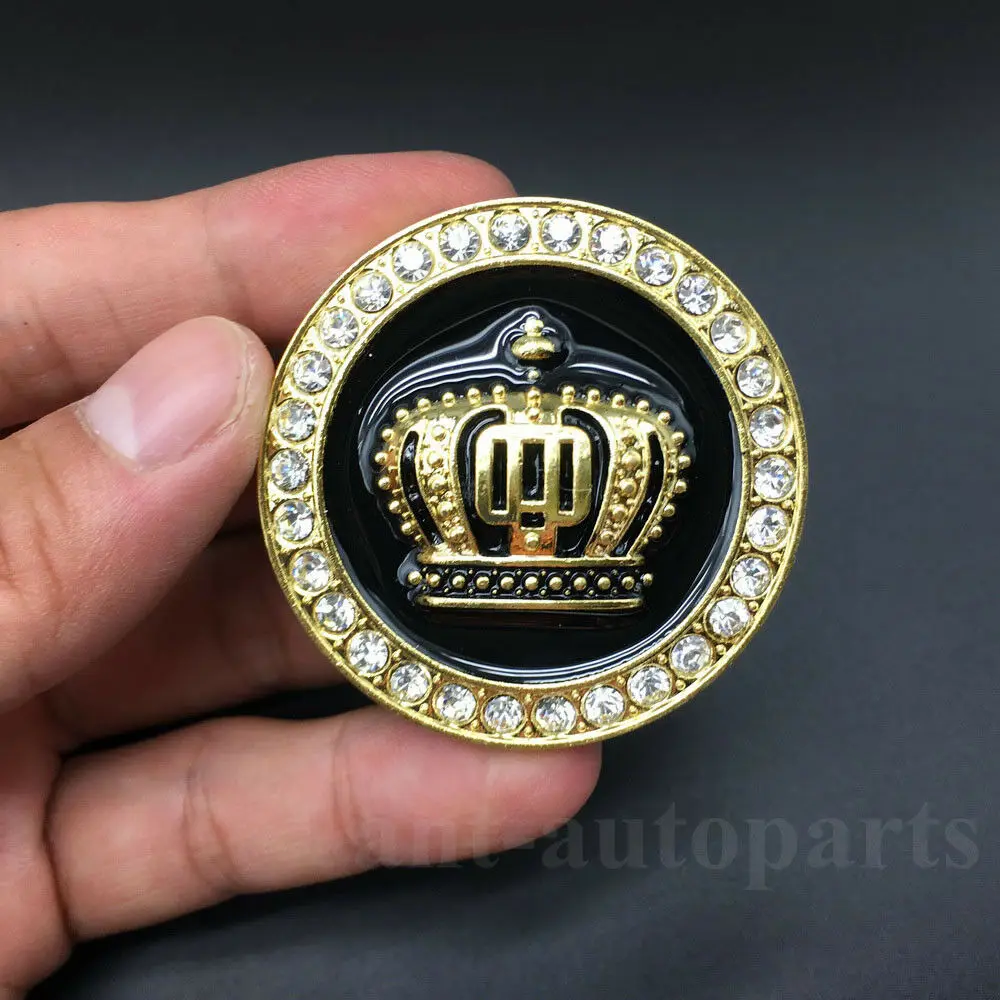 Golden Metal Royal Crown Luxury Auto Car Emblem Car Badge Decal