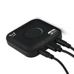 С микрофоном Bluetooth 4,2 приемник aptX NFC HIFI 3,5 мм AUX/2 RCA адаптер для автомобильных наушников динамик стерео беспроводной аудио приемник Q