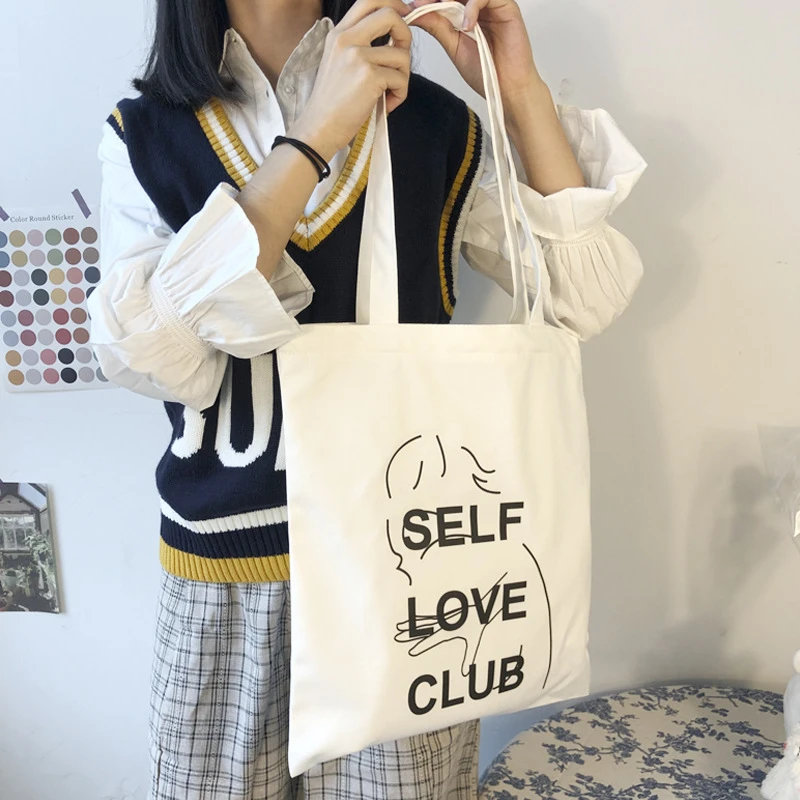 soft canvas tote bag