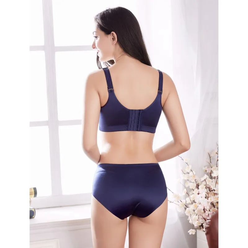 New Plus Size Seamless Bra Women Wireless Push up Adjusted-Straps Brassiere