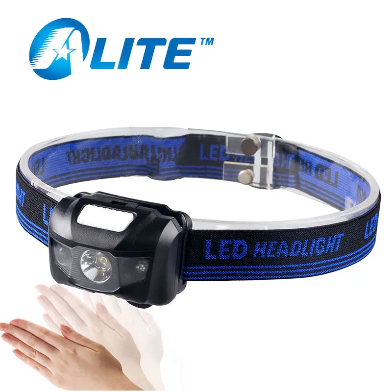 

TMWT Super Bright AAA Battery Powered Mini Headlight Waterproof Camping Fishing Running 3W LED Motion Sensor Headlamp