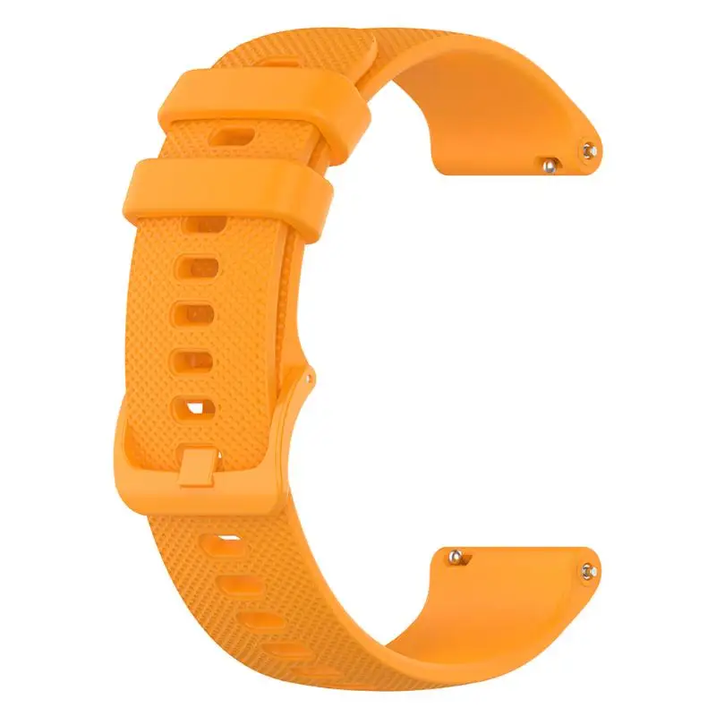 Yellow 20 мм спортивный силиконовый ремешок для часов Garmin Vivomove 3/3 Music/Venu, умный браслет, ремешок для часов, цветной браслет - Цвет ремешка: Yellow