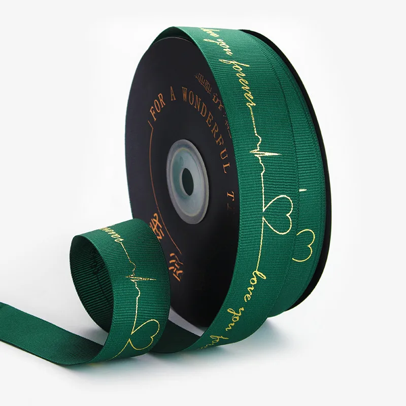 5/10m Satin Ribbon Bronzing Christmas Decorative tape DIY bow Bouquet Cake Gift Wrapping Sewing Products For Crafts Needlework satin ribbons ribbon decoration ribbon supplies