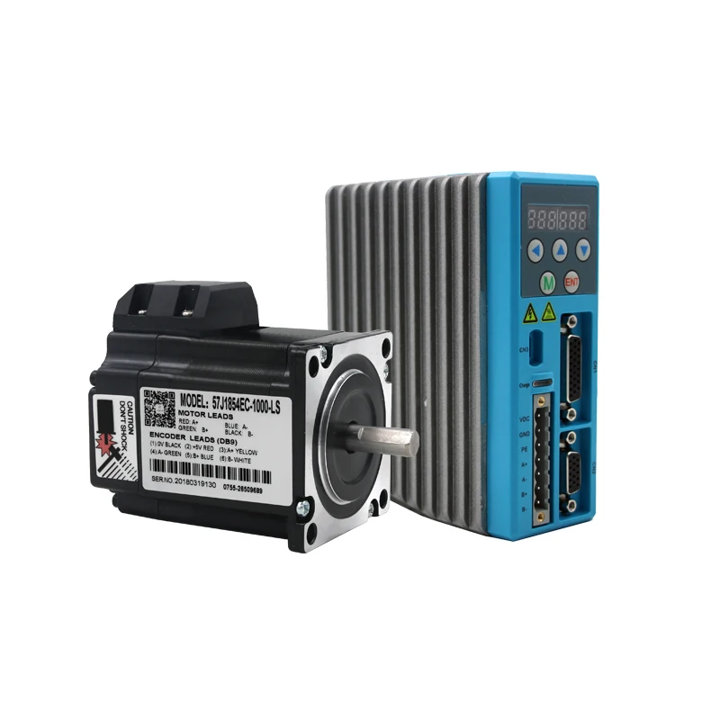 NEMA23 1NM JMC 2-фазный 57 шаговый двигатель с замкнутым циклом дисплей Панель драйвера