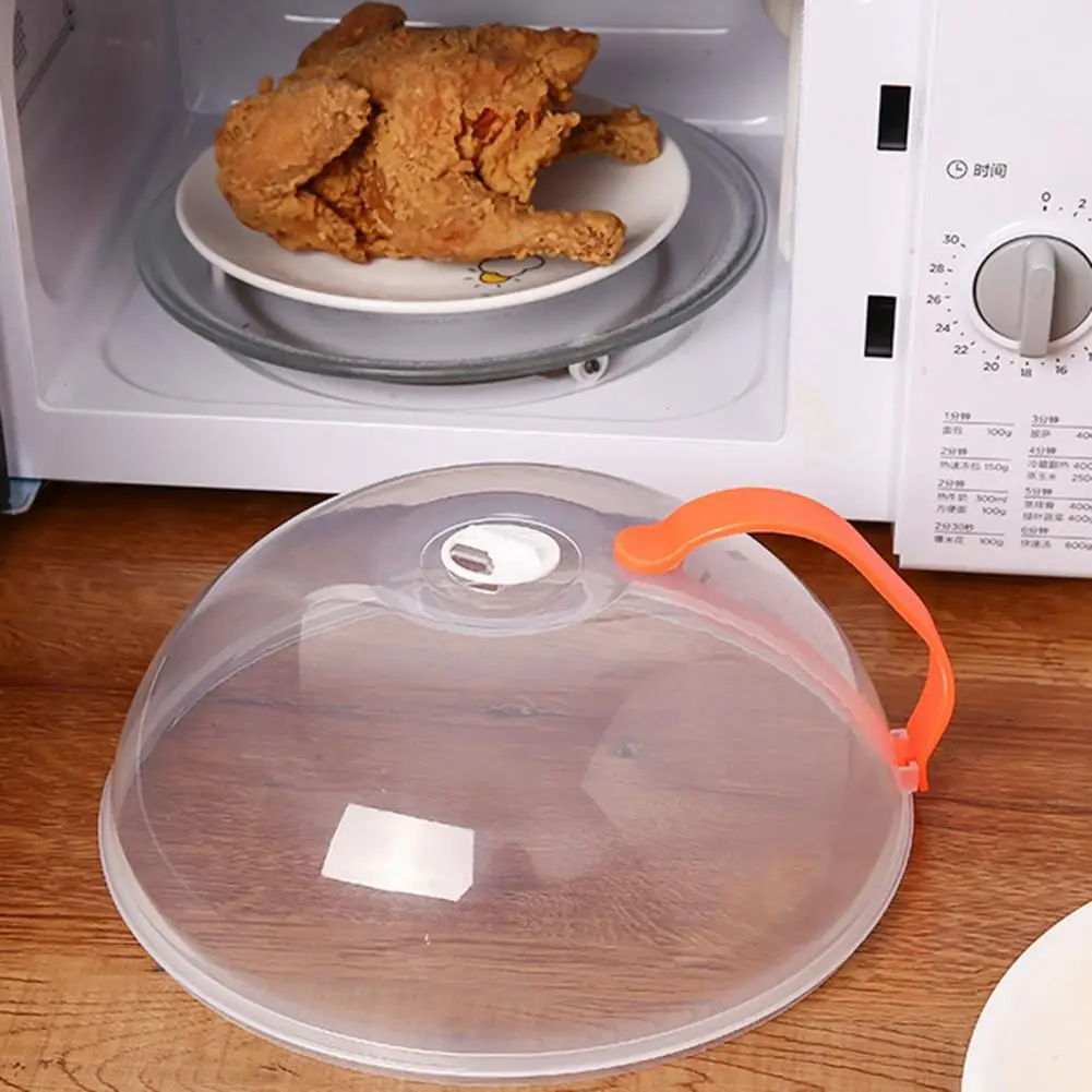 Microwave Splatter Cover Food Grade Heat Resistant Plastic Microwave Food  Plate Cover Guard Lid for Home - AliExpress