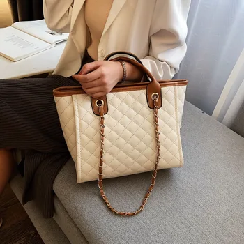 

New Fashion Designer Pu Leather Women Tote Handbags Large Capacity Ladies Shoulder Bag High Quality Casual Female Messenger Bags