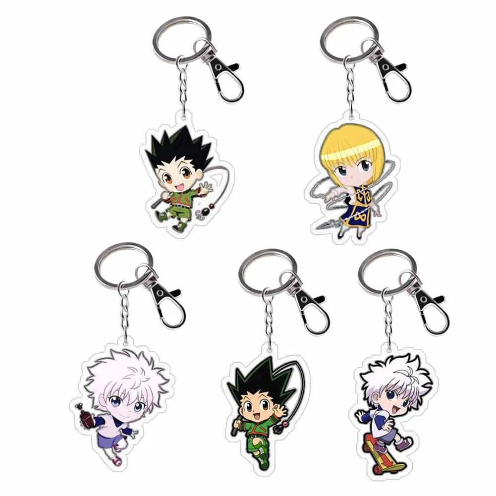 Новый брелок для ключей из аниме Hunter X косплей изящная печать Мультяшные фигурки