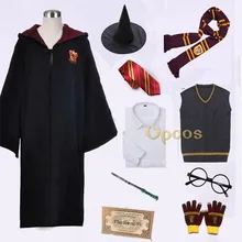 Potter College Gryffindor jednolite hermiona Granger przebranie na karnawał wersja dla dorosłych dzieci impreza z okazji halloween szata garnitur nowy prezent(China)