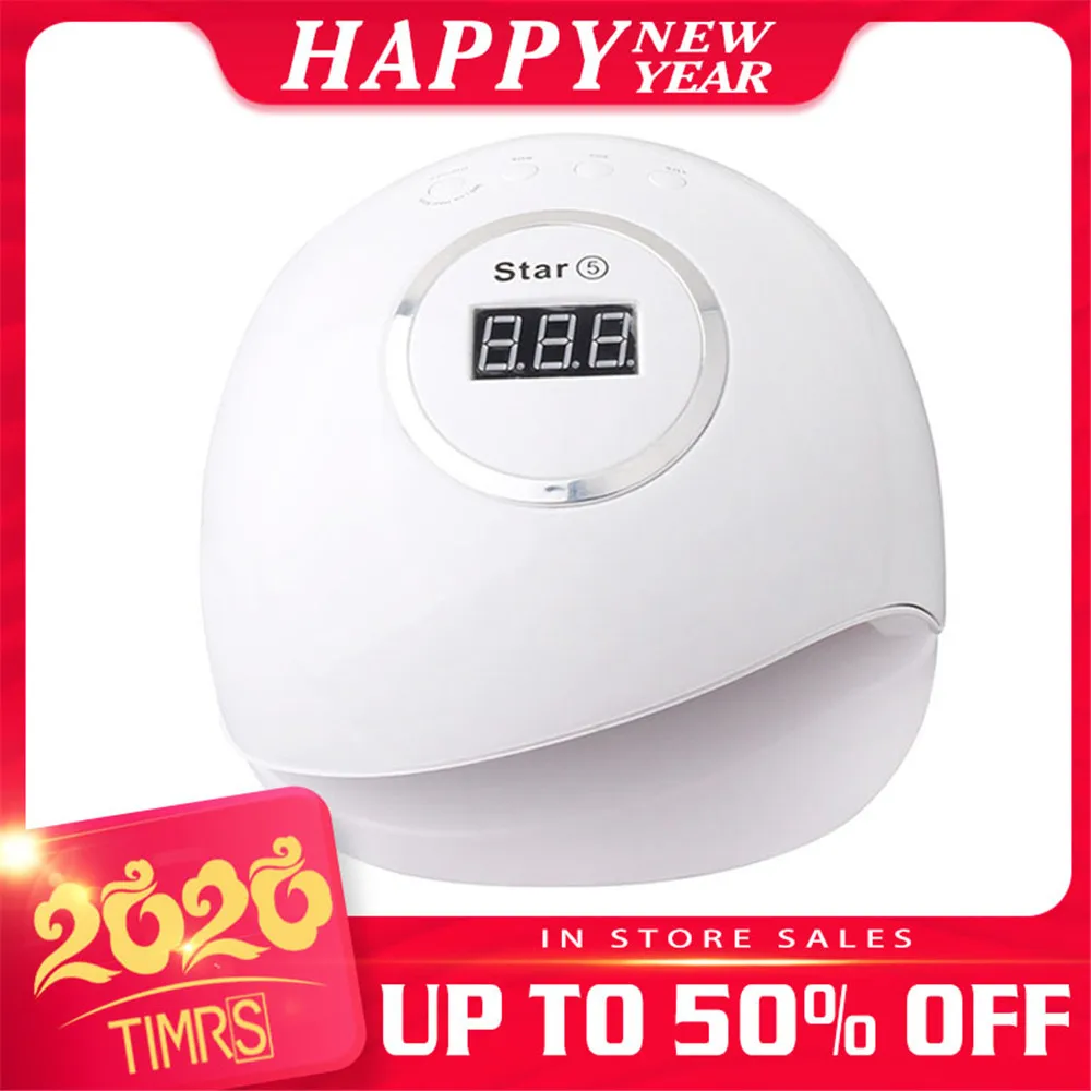 

80W UV LED Lamp For Manicure Nails Professional Equipment Intelligent Sensing Timing Design Sun Nail Lamp Ice Lamp Nail Dryer