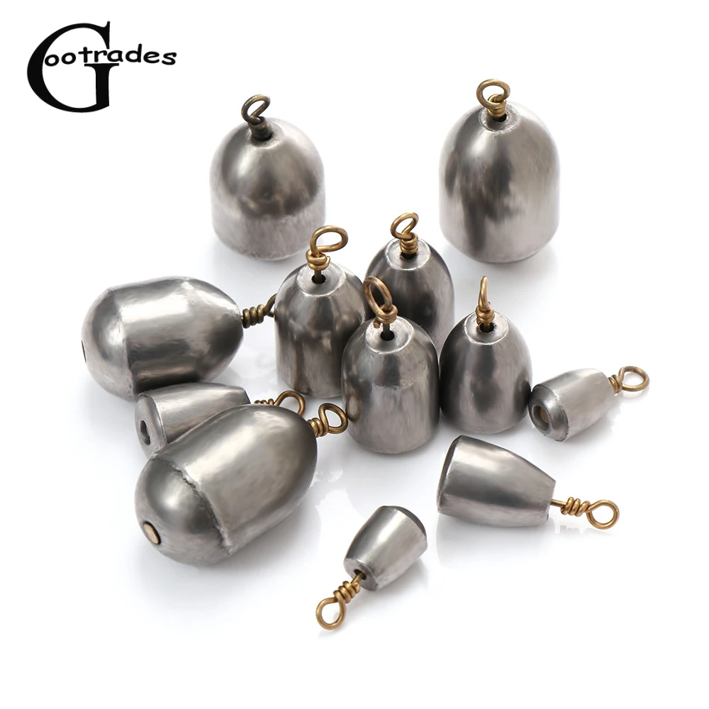 

12/15PCS Fishing Iron fall Size 4g/7g/10g/14g/20g Water Droplets Lead Weights Fishing Sinkers Weight Set Fishing Accessories