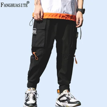 

Men's Casual Pants Spring Solid color High quality Cotton men Trousers Big-pocket Fashion Loose Comfortable Cargo Pants A982