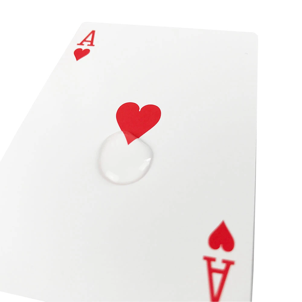 K8356 Новые горячие Baccarat Texas Hold'em ПВХ пластиковые игральные карты водонепроницаемые атласные для покера карточная доска мост игра 2,28*3,46 дюймов