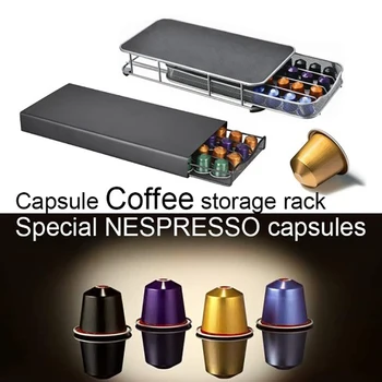 

Coffee Pod Capsules Holder Storage Drawer for Dolce Gusto/Nespresso Coffee Podcast Accessories Storage Rack Organizer Cafe Set