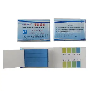 

Precision PH Indicator,PH 3.8-5.4 Test Indicator Paper,10Pack/Lot,800 Strips
