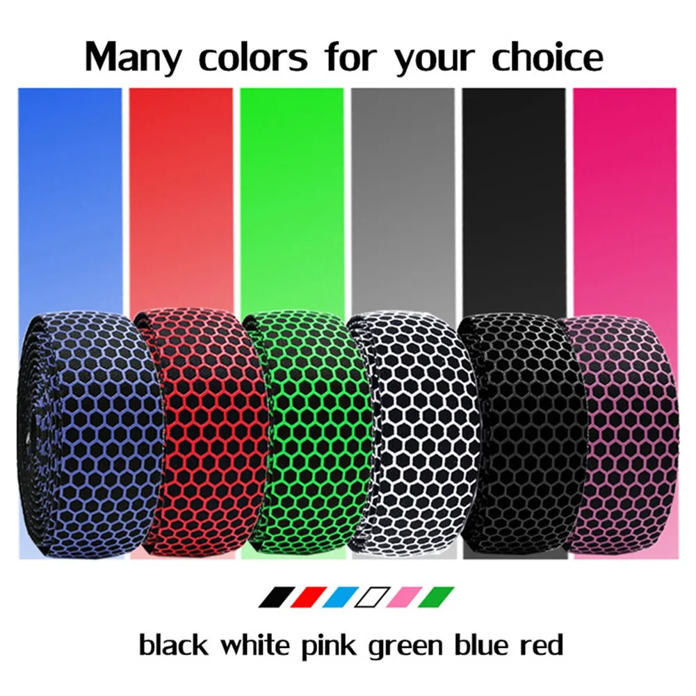 Bike Handlebar Tape Bicycle Handlebar Strap MOTSUV Bicycle Handlebar Tape Road Bike Silica Gel Tape EVA Soft Breathable Bike Bar Fixed Gear Belt Cycling Accessories