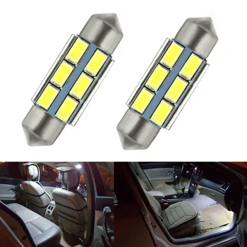 

2pcs x 36mm White No Error Canbus License Number Plate Light LED Bulbs C5W For Volv o C30, C70, S40, S60, S80,XC60,XC90, V50 V70