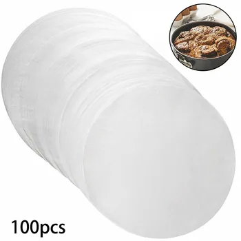 

100pcs Parchment Paper Rounds For Air Fryer/Cake/Cheesecake Baking Circles Pans Liners 7\\\\\\\" 18cm Parchment Papers