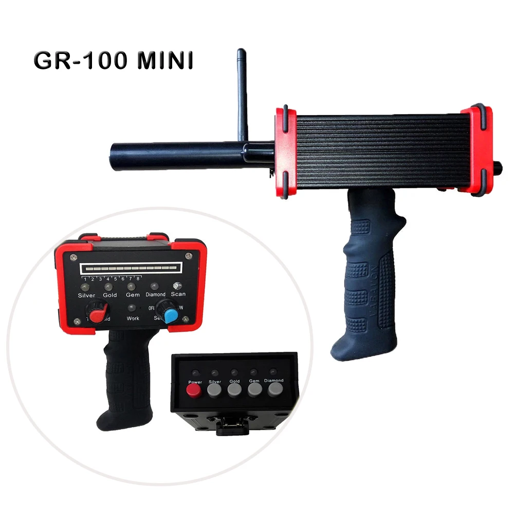 GR-100MINI Black Hawk GR100 30 м глубина сокровище Охота дальность Золото Серебро Драгоценный Камень Алмазный детектор - Цвет: GR-100MINI