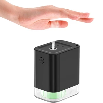 

Automatic Alcohol Disinfection Sprayer, Mini Infrared Induction Touchless Hand Soap Dispenser, Portable for Home Black