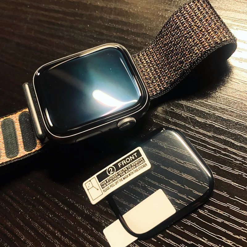 Защитная пленка для iWatch 5 2 3 4 38 мм 42 защитная мягкая полная прозрачная Apple Watch 40 44 не