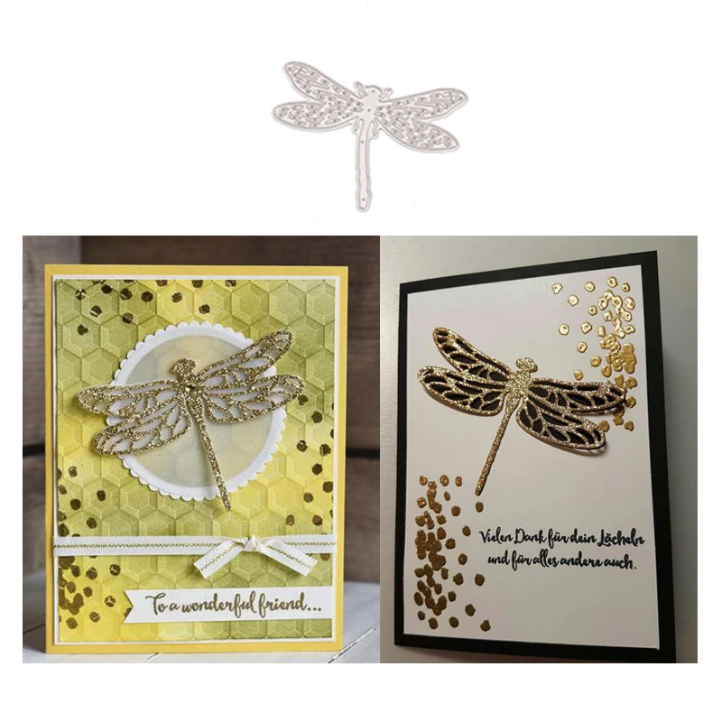 

Dragonfly Metal Cutting Dies for DIY Scrapbooking Crafts New Dies Cut Stencils Maker Photo Album Template Handmade Decoration