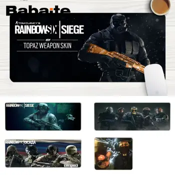 

Rainbow Six Siege Large Mousepad Gamer Gaming Lockedge Big Mouse Pads Mat Desk Mat for PC Computer Laptop Notebook XL 700X300MM