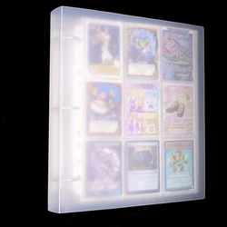 Grandes álbuns do suporte dos cartões da capacidade do mac com 20/30/página para o jogo de tabuleiro estrela cartão da celebridade foto recolhe álbuns do livro do álbum suportes da luva