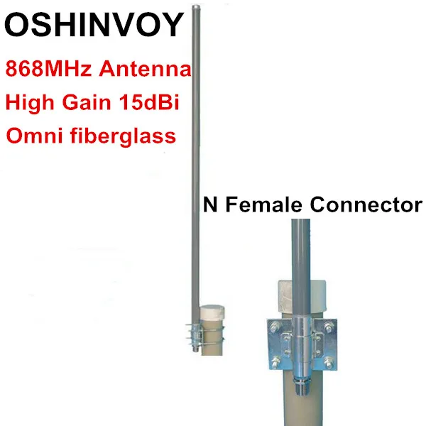 868 МГц антенна 15dBi glide base 868 м Стекловолоконная антенна GSM 868 м антенна наружная Крыша монитор N Женская Стекловолоконная антенна