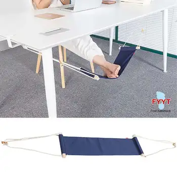 

Creative Simple Foot Hammock Lazy Casual Desk Rest Foot Put Feet Foot Swing Footrest Leisure Home Foot Rest Desk Feet Hammock