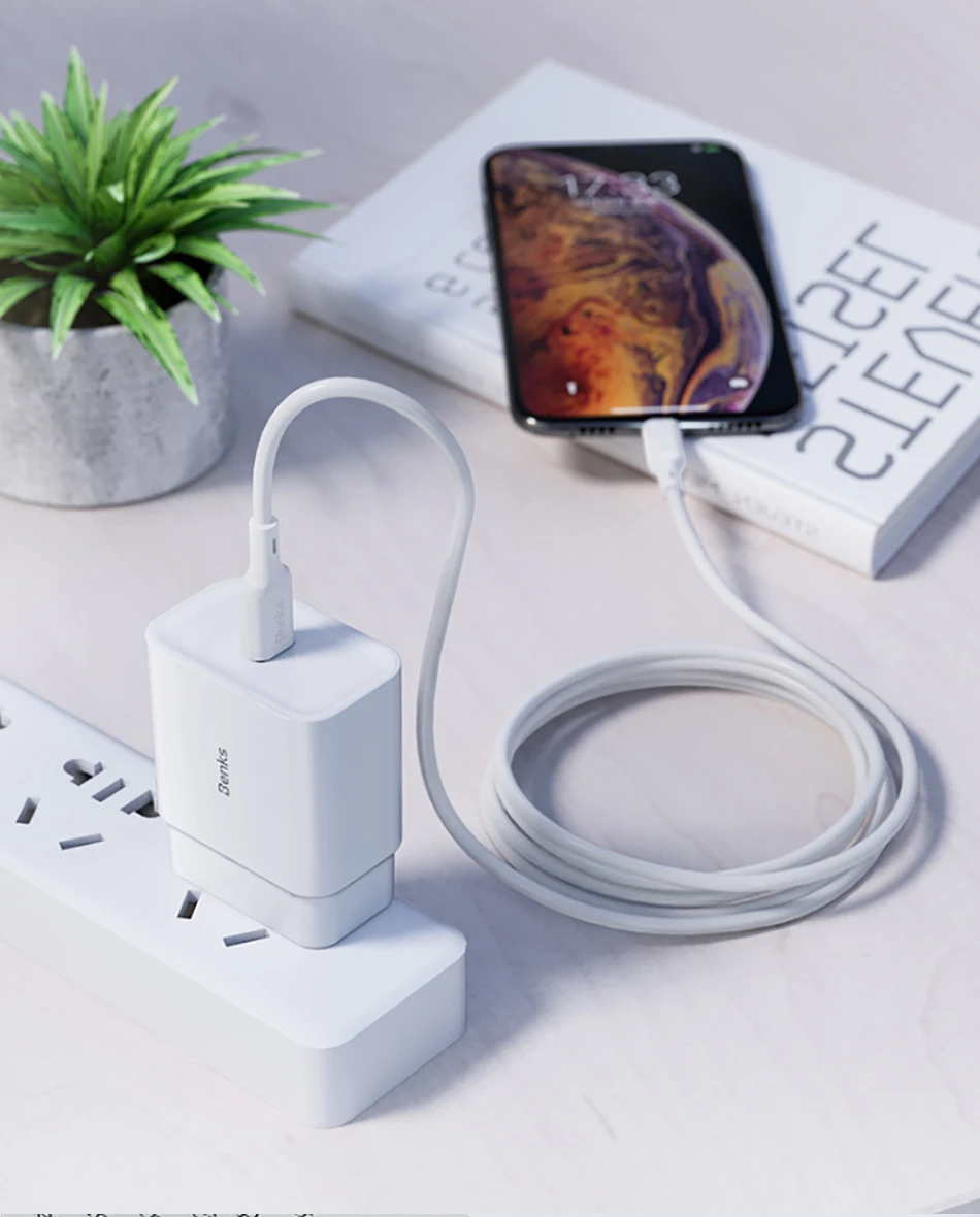 Benks MFi PD Быстрая зарядка USB кабель для iPhone 11 Pro MAX X XR XS 8 Plus type C к Lightning для iPad Pro телефон зарядное устройство кабели