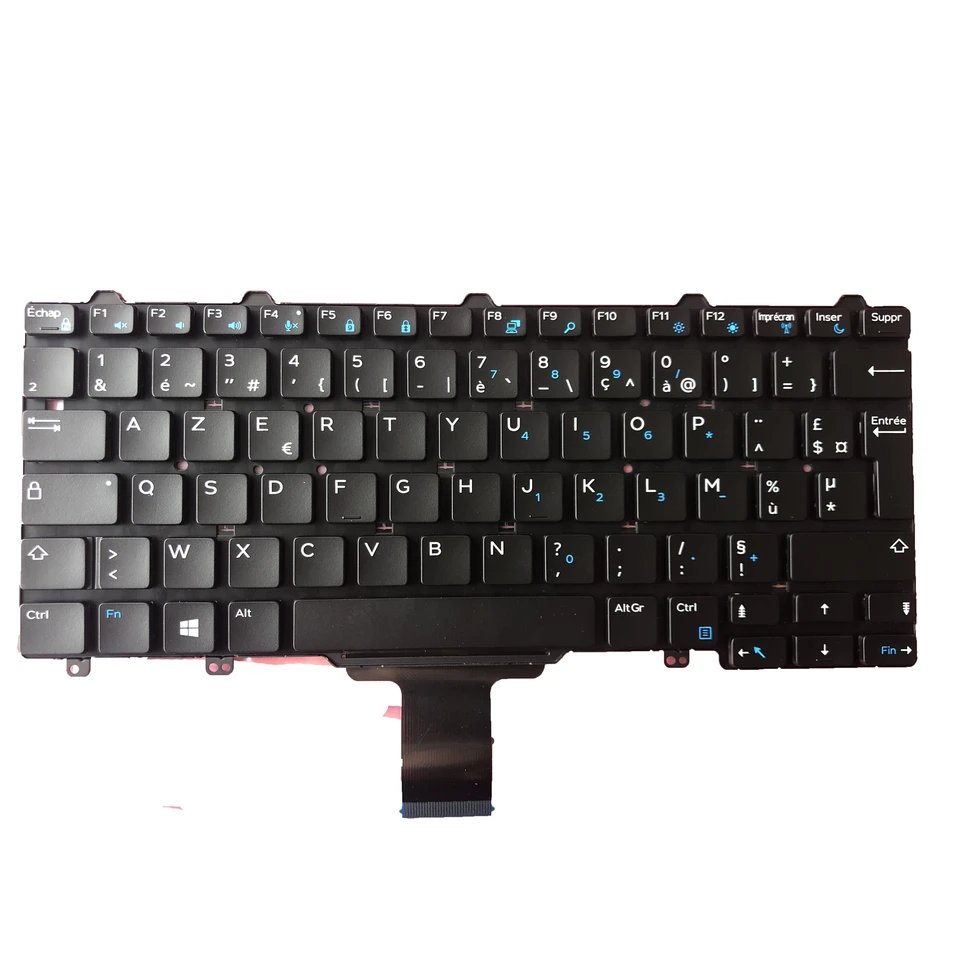 New Original Laptop Fr Keyboard For Dell Latitude E5270 E7270 French 0cj73j Cj73j Replacement Keyboards Aliexpress