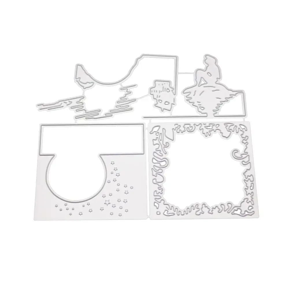 Night sky Cutting Dies for DIY scrapbooking Embossing clear stamps and scrapbooking dies cutting dies christmas