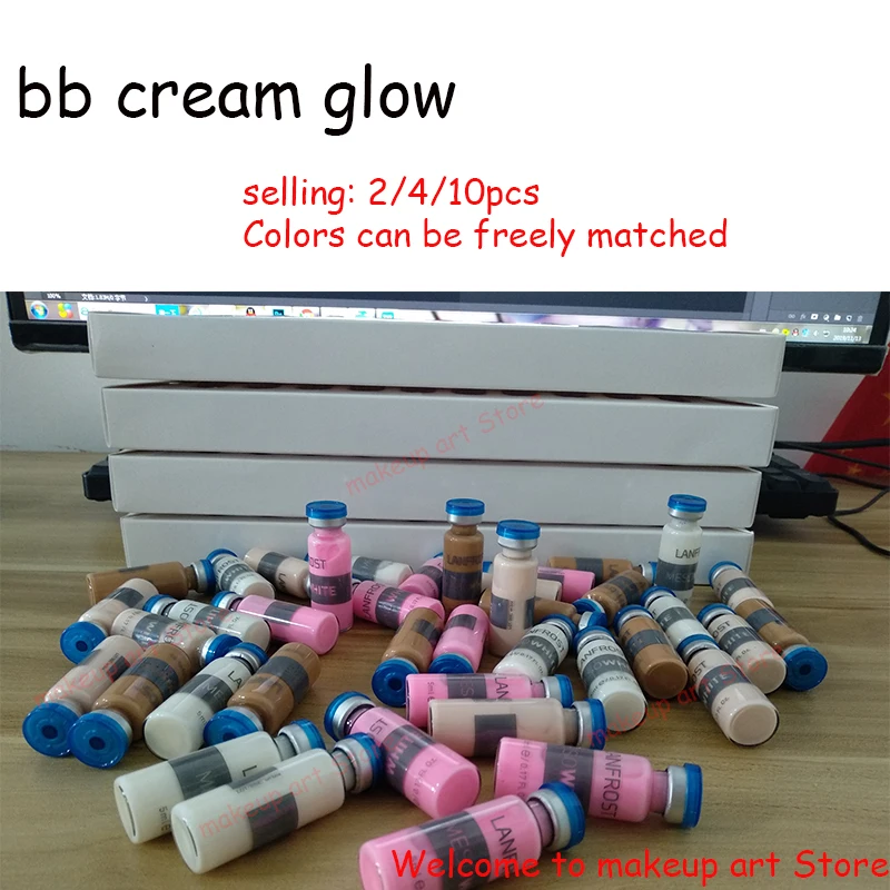 BB крем Ampoule Meso white bb сыворотка стартовый набор свободный выбор цвета основа derma pen