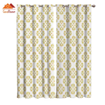 

Chilled Pattern Window Curtains Living Room Outdoor Fabric Drapes Curtain Home Decor