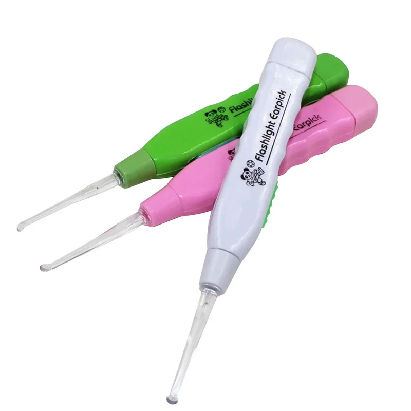 

1 PC LED Light Earpick Clean Wax Remover Cleaner Picker Ear Pick Curette Tool Random Color