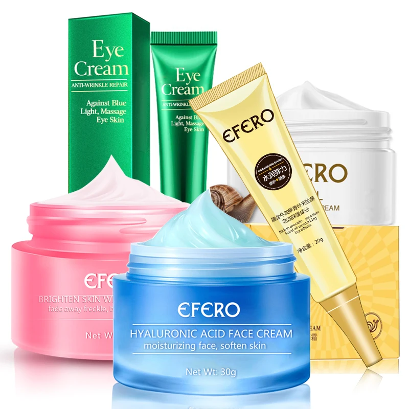 Efero Hyaluronic Acid Face Cream Moisturizer Anti Wrinkle Firming