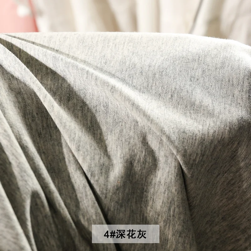 Sustainable Cotton Spandex Jersey Fabric for Women’s Dresses, Opaque Finish