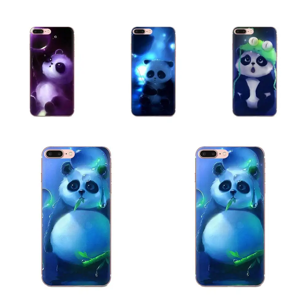 Флуоресцентный панда для Huawei Honor Nova Примечание 5 5I 7C 8A 8X10 Pro 9X Moto G G2 G3 G4 G5 G6 G7 Plus