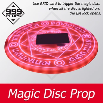 

Magic Disc Prop Escape Room game use RFID card to trigger the magic disc customized escape props 999PROPS