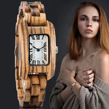 

reloj mujer BOBO BIRD Women Wood Watch Customize Watch Simple Quartz Ladies Female Watches Clock Женские часы Dropshipping