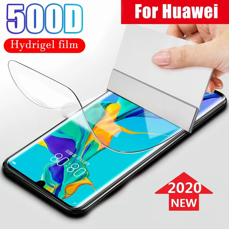 Protective Hydrogel Film for Huawei P30 Pro P20 Lite P Smart Z 2019 P40 Plus (Not Glass) Screen Protector Foil | Мобильные телефоны