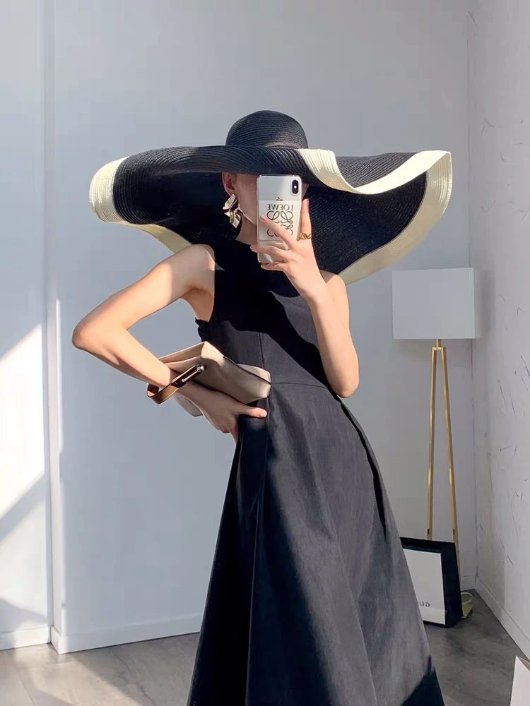 white floppy derby hat