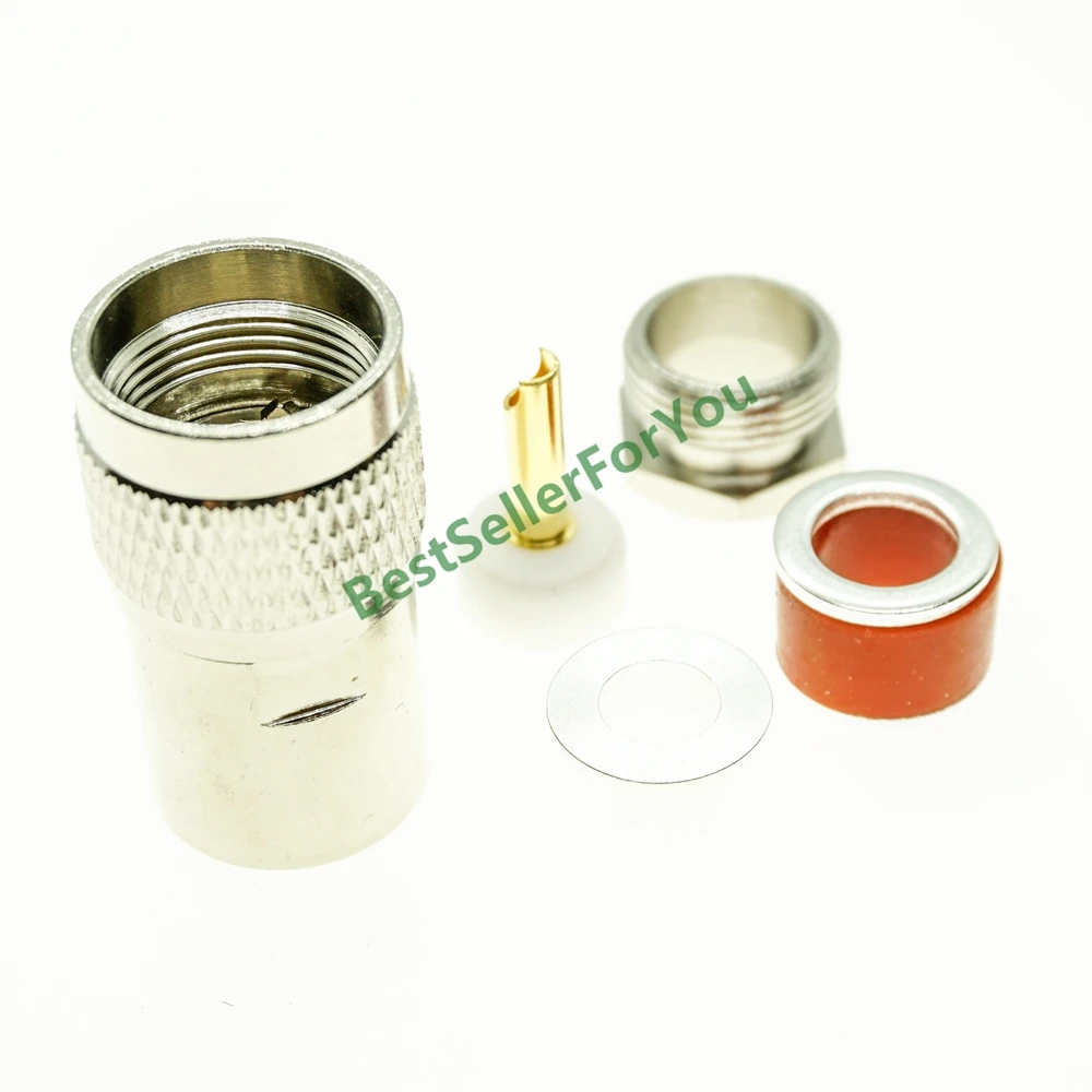 UHF PL-259 PL259 Male PL259 Plug Clamp For RG8 LMR400 RG165 RG213 Cable RF Connector