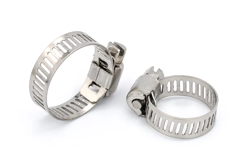 Description Picture 4 of itemWholesale 2-10pcs hose clamp adjustable 6-197mm Stainless Steel worm gear hose clip hose lock for water pipe plumbing
