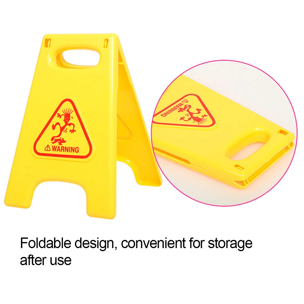 9Pcs/Set Mini Cleaning Tools Mop Caution Sign Bucket Kit Kids Pretend Play Toy Intelligence Developmental Toys Gift For Children