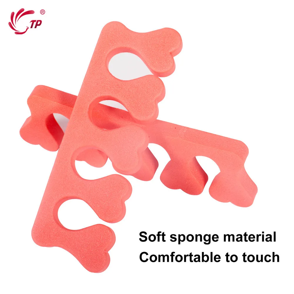 100pcs/Pack Toes Separators Professional Nail Art Fingers Foots Sponge Soft Gel UV Beauty Tools Polish Manicure Pedicure Divider