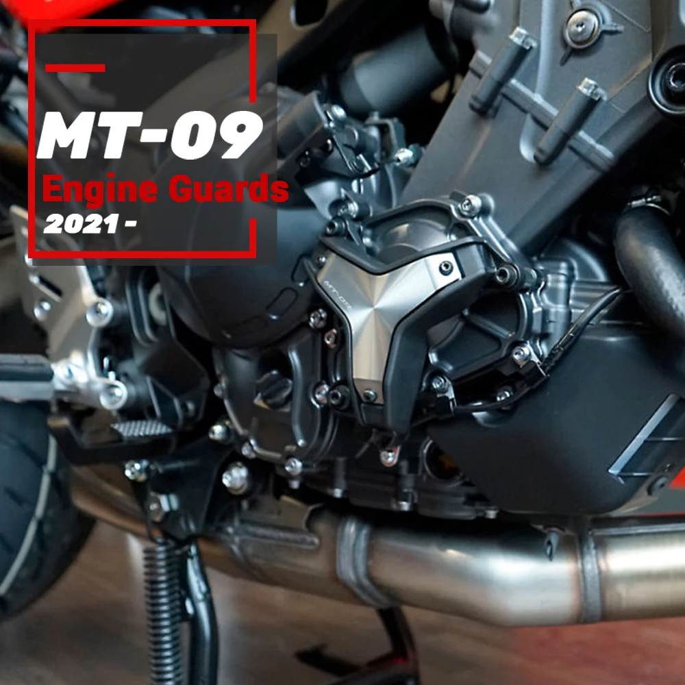 

Новые аксессуары для мотоциклов Yamaha MT-09 MT09 MT 09 mt09 2021 2022 CP3, боковая крышка двигателя, защитные крышки цилиндра двигателя